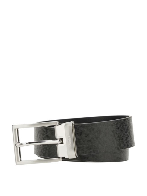 GUESS CLASSIC Ceinture réversible en cuir marrore-black - Ceintures