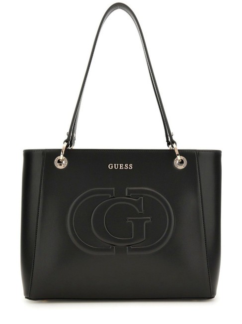 GUESS ECO MIETTA NOEL  Cabas épaule NOIR - Sacs pour Femme