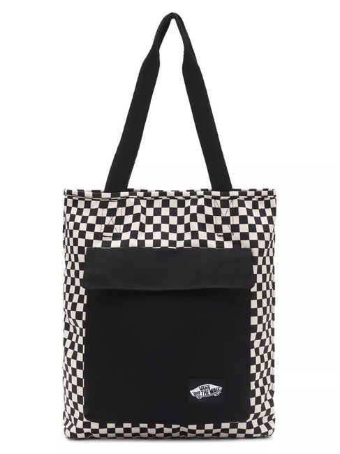 VANS DOUBLE TAKE Sac bandoulière avec poche noir blanc - Sacs pour Femme