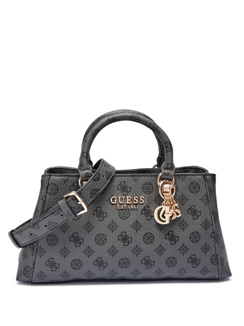 GUESS EVELUNE Logo Sac à main, avec bandoulière logo de charbon de bois - Sacs pour Femme