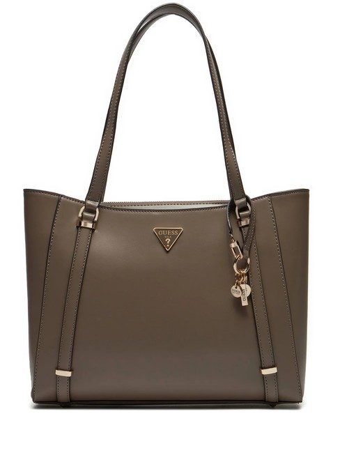 GUESS DARYNA 2 ELITE Cabas épaule taupe foncé - Sacs pour Femme