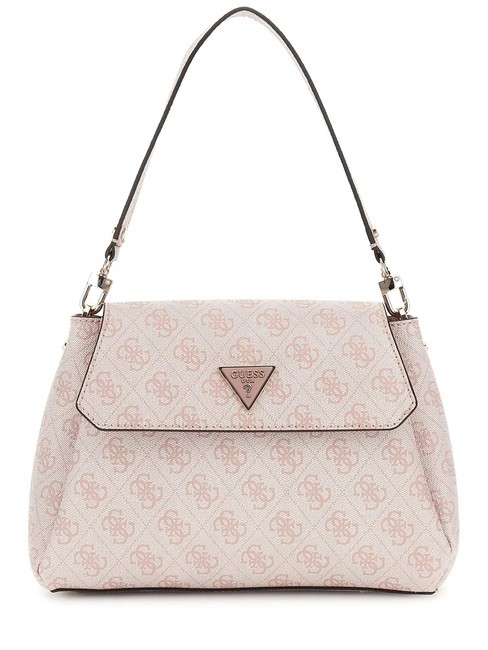 GUESS SORA Sac bandoulière à rabat logo rose poussiéreuse - Sacs pour Femme