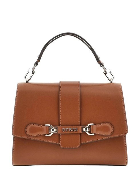 GUESS NOLANA Sac porte-documents avec bandoulière COGNAC - Sacs pour Femme