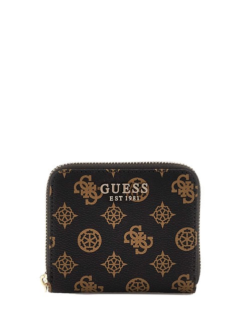 GUESS LAUREL Peony Mini portefeuille zippé vikky grand sac fourre-tout roo mochalog - Portefeuilles Femme