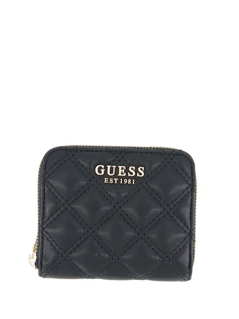 GUESS GIULLY  Petit portefeuille NOIR - Portefeuilles Femme