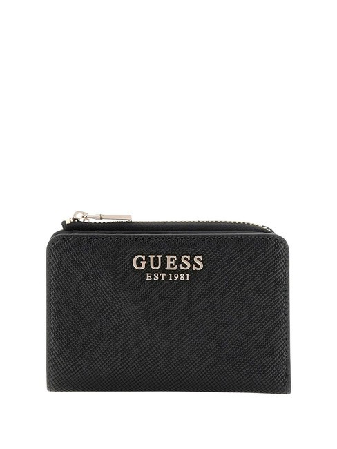 GUESS LAUREL Saffiano Portefeuille  NOIR - Portefeuilles Femme