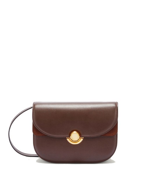 FURLA SFERA Sac en cuir avec rabat épaule chocolat - Sacs pour Femme