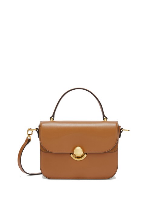 FURLA SFERA Sac porte-documents en cuir avec bandoulière Brandy - Sacs pour Femme