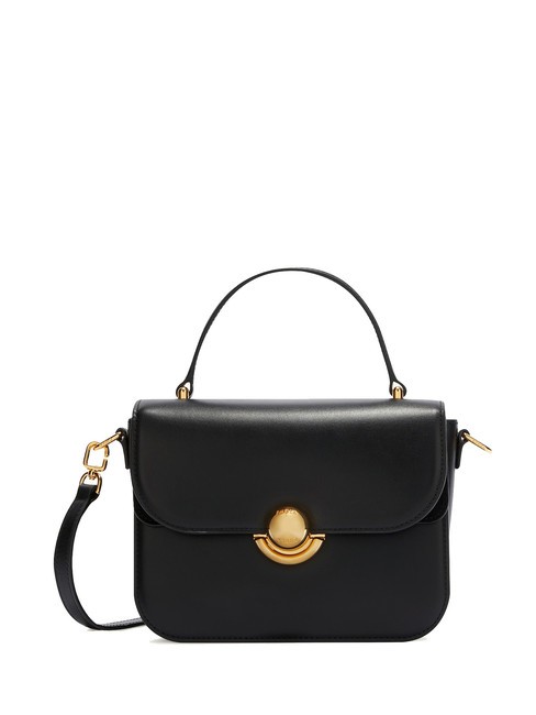 FURLA SFERA Sac porte-documents en cuir avec bandoulière Noir - Sacs pour Femme