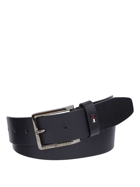 TOMMY HILFIGER OLIVER  Ceinture en cuir réglable le noir - Ceintures