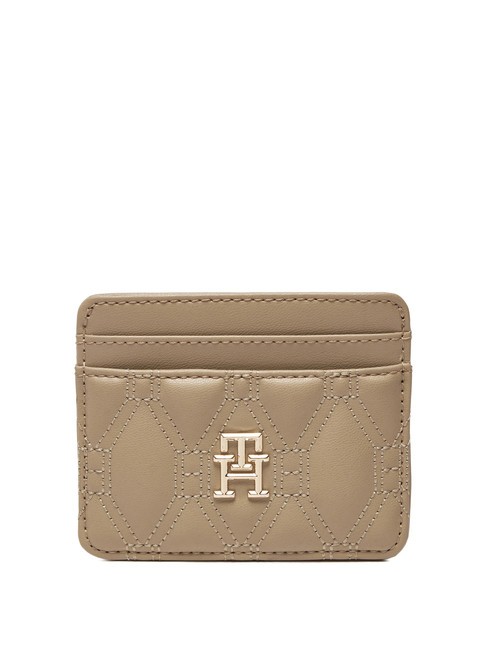 TOMMY HILFIGER REFINED  Porte-carte plat beige - Portefeuilles Femme