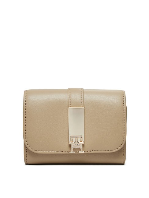 TOMMY HILFIGER HERITAGE Portefeuille femme beige - Portefeuilles Femme