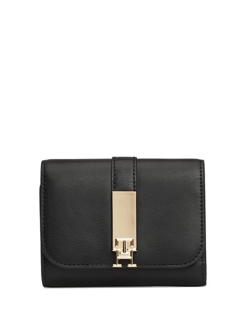 TOMMY HILFIGER HERITAGE Portefeuille femme le noir - Portefeuilles Femme