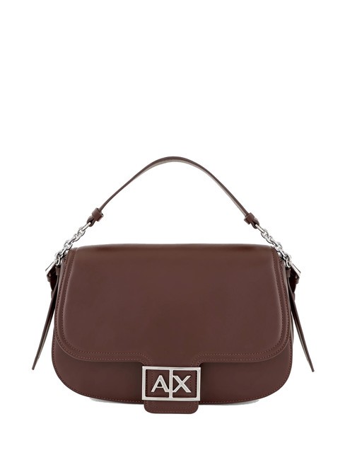 ARMANI EXCHANGE A|X BUCKLE Sac bandoulière selle alcool - Sacs pour Femme