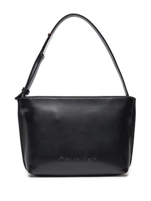 CALVIN KLEIN EMBOSSED CALVIN  Sac à bandoulière ck noir - Sacs pour Femme