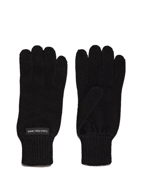 CALVIN KLEIN CK JEANS INST PATCH  Gants en coton mélangé pvh noir - Gants