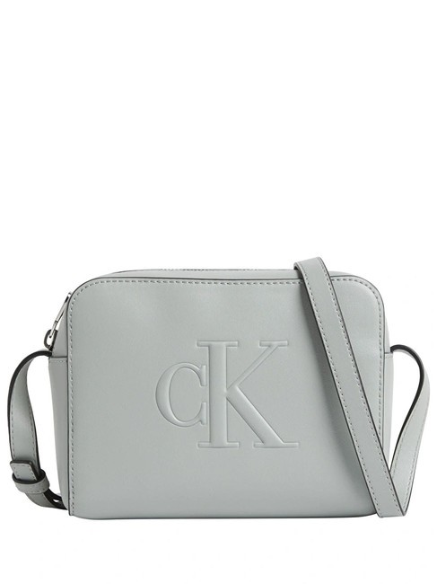 CALVIN KLEIN CK JEANS SCULPTED Mini sac photo avec bandoulière gris ardoise - Sacs pour Femme