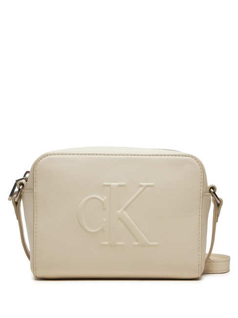 CALVIN KLEIN CK JEANS SCULPTED Mini sac photo avec bandoulière bouleau - Sacs pour Femme