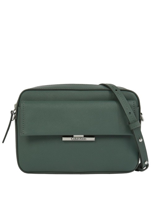 CALVIN KLEIN LINEAR Mini sac à bandoulière vert palmier - Sacs pour Femme