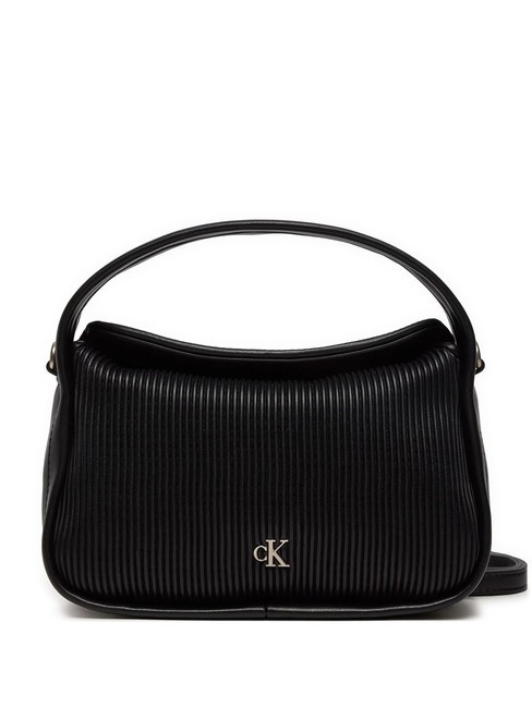 CALVIN KLEIN CK JEANS RIB PU Mini sac à main, avec bandoulière pvh noir - Sacs pour Femme