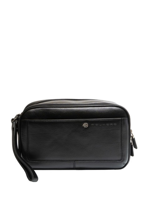 PIQUADRO VIBE Sac en cuir Noir - Sacs en Bandoulières pour Homme