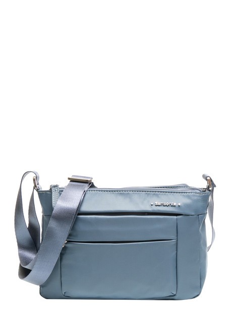 SAMSONITE MOVE 4.0 Petit sac bandoulière 3 zips bleu orage - Sacs pour Femme