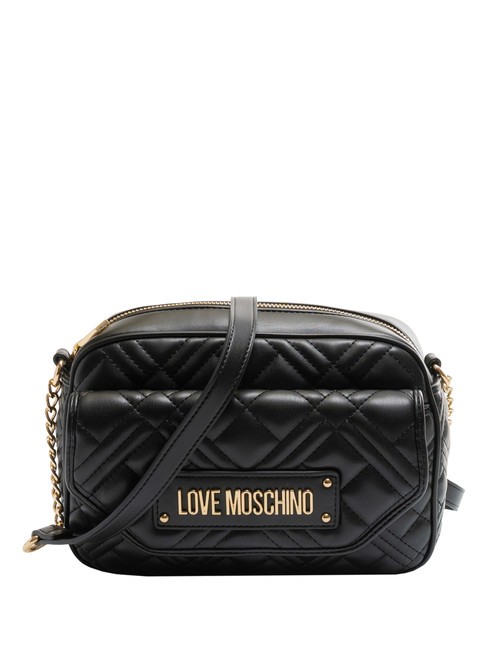 LOVE MOSCHINO QUILTED  Mini sac pour appareil photo sur l'épaule Noir - Sacs pour Femme