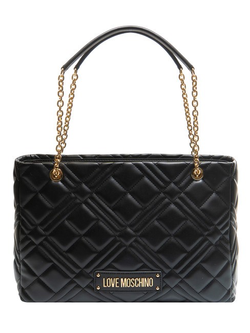 LOVE MOSCHINO QUILTED Shopping Sac à bandoulière Noir - Sacs pour Femme