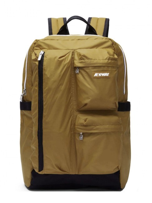 KWAY AMBERT Sac à dos pour ordinateur portable 15,6" corde marron - Étui pour tablette & Organiseur