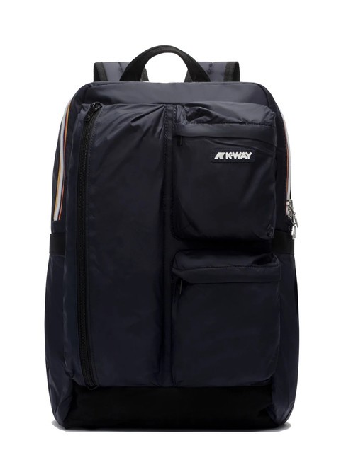 KWAY AMBERT Sac à dos pour ordinateur portable 15,6" profondeur bleue - Étui pour tablette & Organiseur