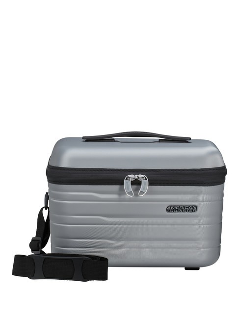 AMERICAN TOURISTER FLASHLINE Trousse de beauté rigide avec bandoulière skysilver - Trousses