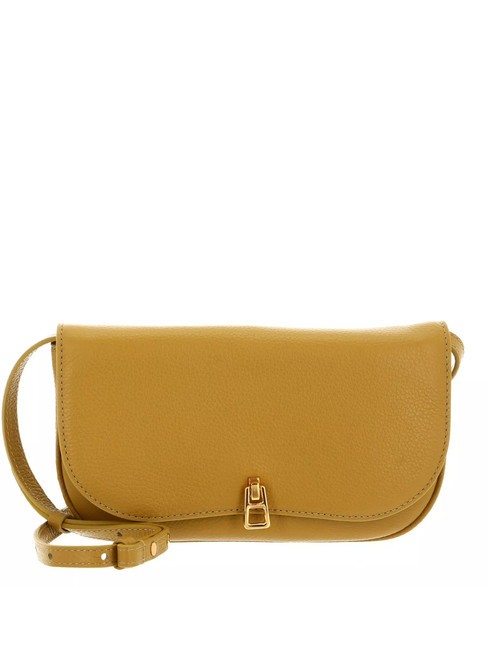 COCCINELLE MAGIE Petit sac en cuir texturé Citronnelle - Sacs pour Femme