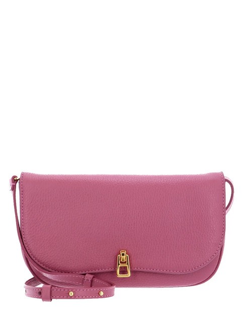 COCCINELLE MAGIE Petit sac en cuir texturé pulpe rose - Sacs pour Femme