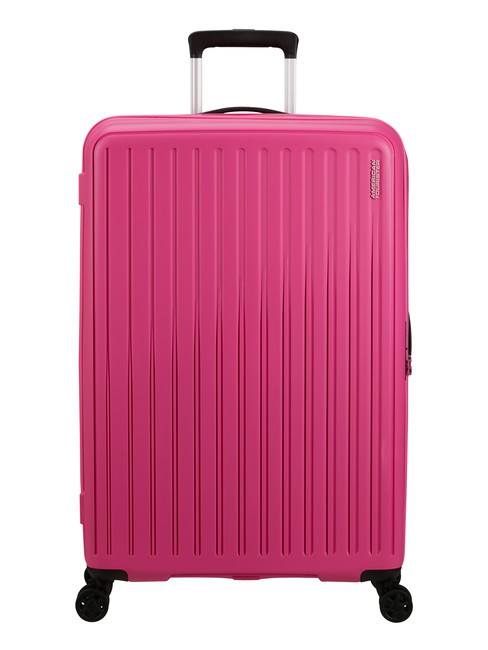 AMERICAN TOURISTER REJOY Chariot de grande taille rose hawaïen - Valises Rigides