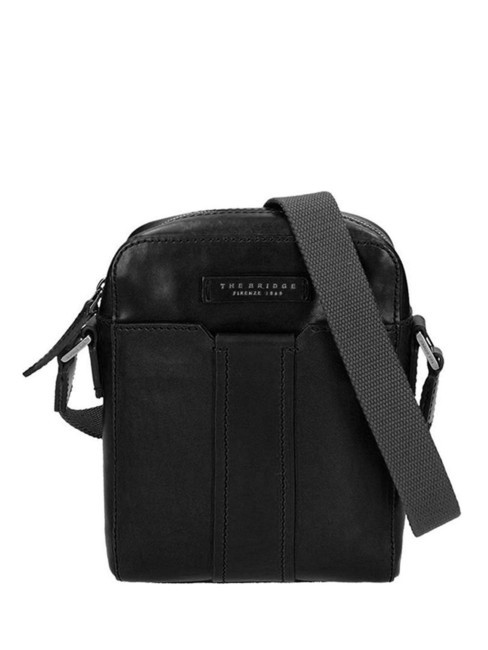 THE BRIDGE TREBBIO  Sac en cuir Noir - Sacs en Bandoulières pour Homme