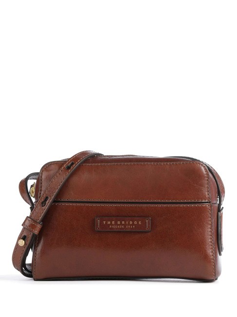 THE BRIDGE ELETTRA  Mini sac bandoulière, en cuir MARRON - Sacs pour Femme