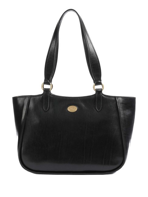 THE BRIDGE DORA Sac cabas en cuir black Gold - Sacs pour Femme