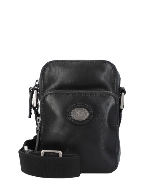 THE BRIDGE STOUO Sac en cuir Noir - Sacs en Bandoulières pour Homme