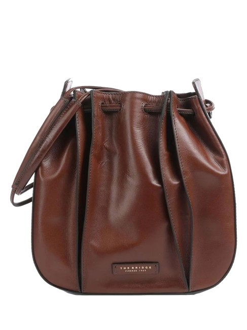 THE BRIDGE CAMILLA  Seau en cuir MARRON - Sacs pour Femme