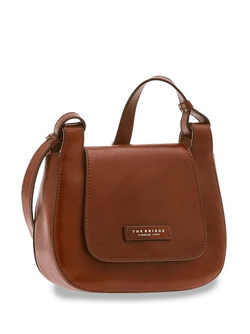 THE BRIDGE LUCIA Sac bandoulière, en cuir MARRON - Sacs pour Femme