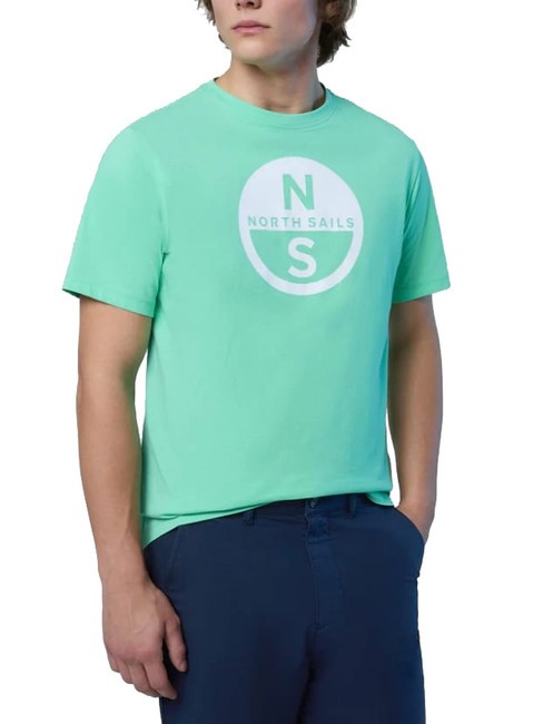 NORTH SAILS BASIC T-shirt en coton imprimé logo bourgeon de printemps - T-shirt