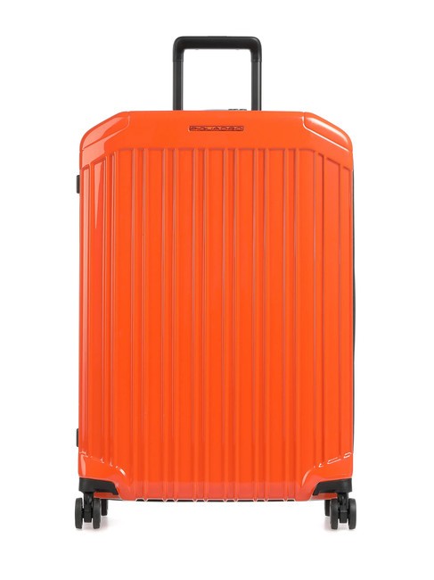 PIQUADRO PQ-LIGHT Chariot de taille moyenne ORANGE - Valises Rigides