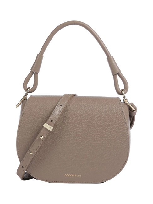 COCCINELLE ECLYPS  Mini sac à main, avec bandoulière taupe chaud - Sacs pour Femme