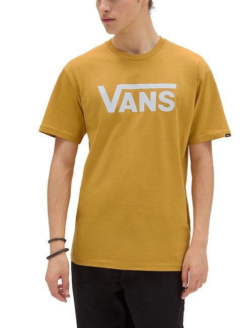 VANS CLASSIC T-shirt en coton à manches courtes narcisse/blanc - T-shirt