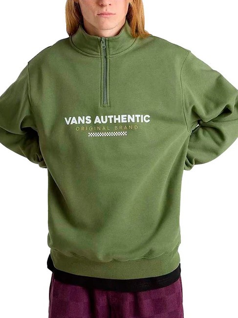 VANS VANS SPORT Sweat col montant olivines - Pulls molletonnés