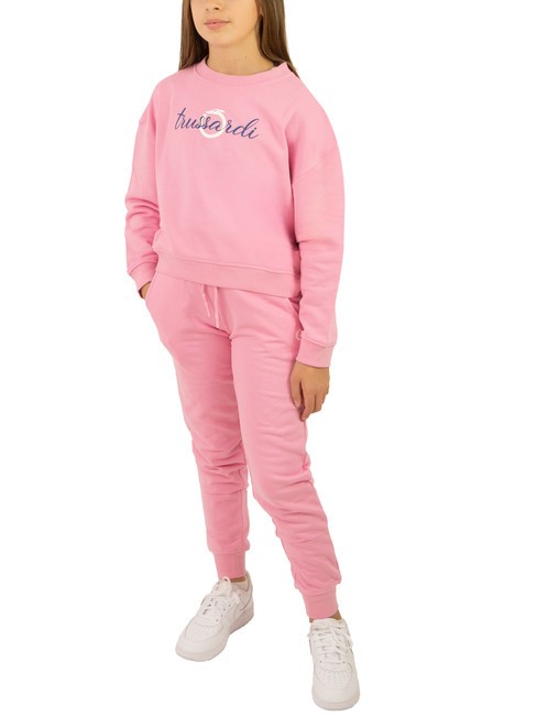 TRUSSARDI FLESHI Survêtement sweat et pantalon béconia rose - Survêtements pour enfants