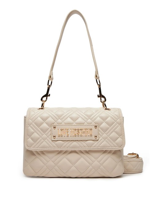 LOVE MOSCHINO QUILTED  Sac à main matelassé Ivoire - Sacs pour Femme