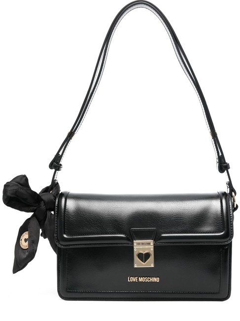 LOVE MOSCHINO FIOCCO Sac à bandoulière Noir - Sacs pour Femme