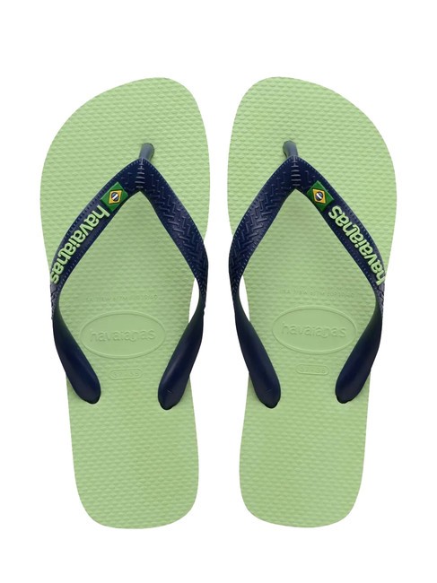 HAVAIANAS BRASIL LOGO Les tongs pour hommes Citronnelle - Chaussures unisexe