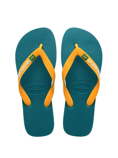 HAVAIANAS BRASIL LOGO Les tongs pour hommes ambiance verte - Chaussures unisexe